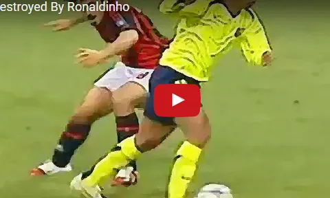 25 danh thủ từng bị khuất phục bởi Ronaldinho