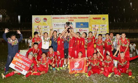 Toàn thắng giải U19 Quốc tế, Việt Nam đăng quang ngôi vô địch