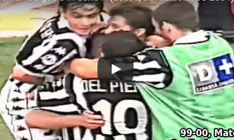30 bàn thắng của Antonio Conte thời còn thi đấu tại Serie A