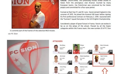 Tiền đạo Arsenal từ chối thỏa thuận mới, kí hợp đồng với CLB Thụy Sỹ