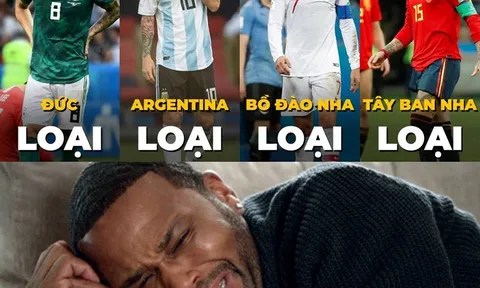 Messi cùng dàn sao sân cỏ chia tay World Cup bị trêu đùa trên mạng