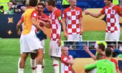 Vì sao Mandzukic và trung vệ Vida cãi nhau kịch liệt ngay trên sân?