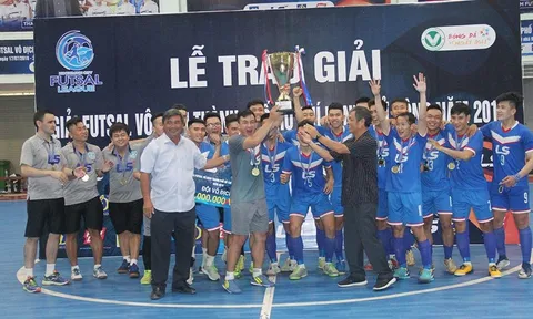 Thái Sơn Nam quận 8 vô địch giải futsal TP.HCM mở rộng 2018