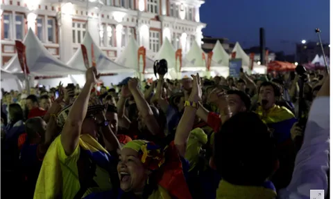 Fan Colombia mang vũ khúc salsa khuấy đảo nước Nga