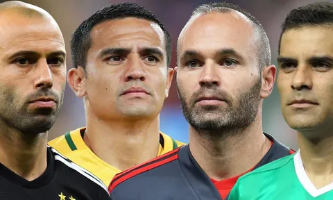 4 'anh hùng dân tộc' có kỳ World Cup cuối cùng trên đất Nga