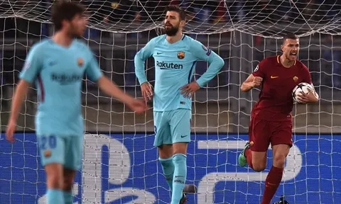 5 điểm nhấn Roma 3-0 Barca: Khi Dzeko hóa thành "Messi của Roma"