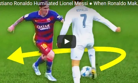 5 lần Ronaldo làm bẽ mặt Messi ngay trên sân cỏ