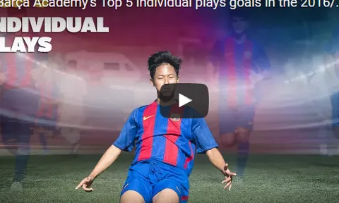 5 siêu phẩm tuyệt đỉnh của các sao nhí lò La Masia mùa giải qua