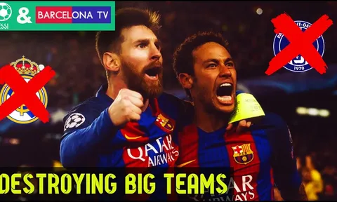 5 trận đấu Barca hủy diệt đối thủ tại Camp Nou