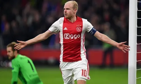 Klaassen lập cú đúp, Ajax đặt một chân vào vòng Bán kết Europa League