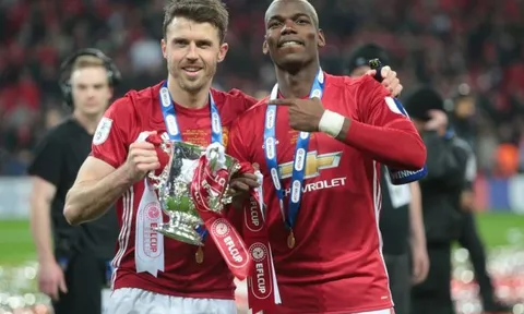 Nhờ Carrick, Paul Pogba tiến bộ hơn nhiều ở khoản này