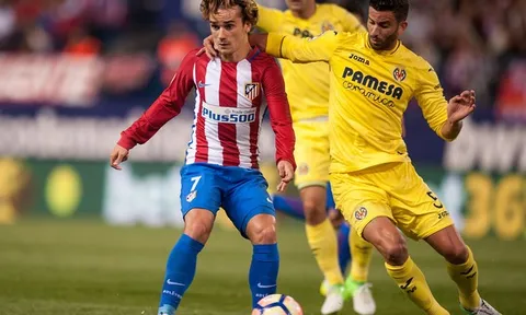 Griezmann tịt ngòi, Atletico thất thủ trước Tàu ngầm vàng