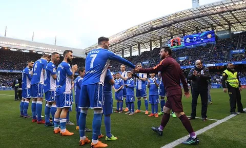 Xếp hàng chào Barca, Deportivo chính thức xuống hạng