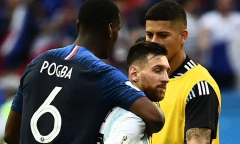 Paul Pogba nói lời thẳng thắn về Messi sau trận Pháp 4-3 Argentina