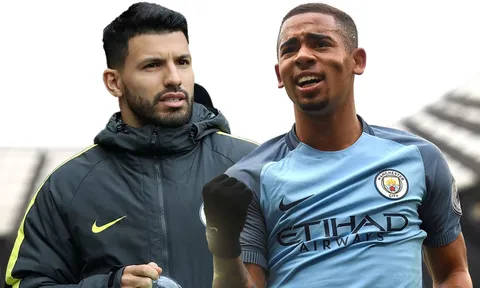 Aguero + Gabriel Jesus, đâu là hàng công tối ưu cho Man City?