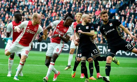 Ajax 4-1 Lyon (Lượt đi bán kết Europa League)
