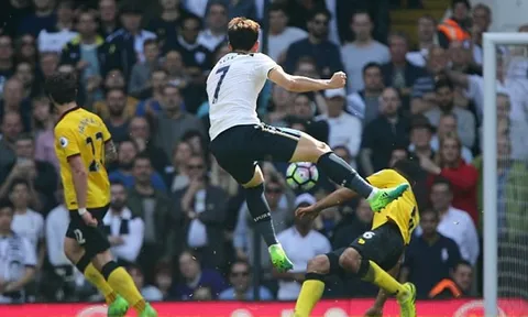 Alli, Dier, Son thi nhau lập siêu phẩm, Tottenham đè bẹp Watford