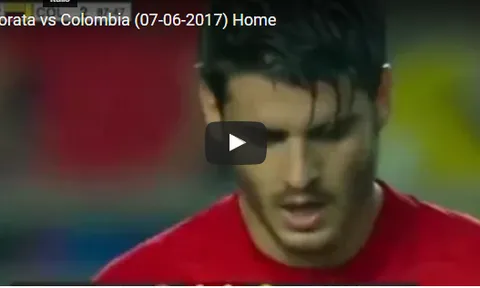 Alvaro Morata thể hiện ra sao trước Colombia?