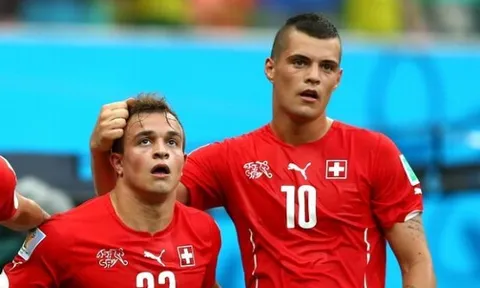 Ăn mừng quá khích, Xhaka và Shaqiri đứng trước nguy cơ bị cấm thi đấu