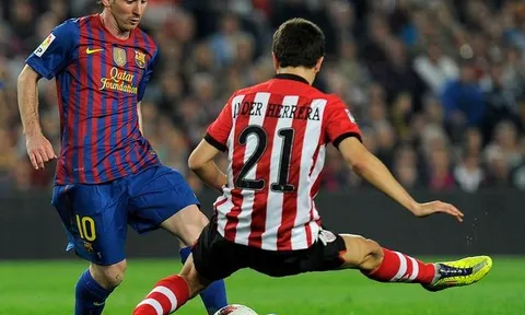 Ander Herrera thời còn chơi cho Athletic Bilbao