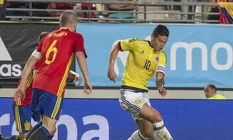 Andres Iniesta quẩy nát tuyến giữa Colombia (giao hữu)