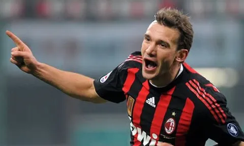 Andriy Shevchenko khi còn tung hoành tại AC Milan