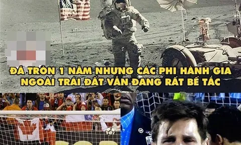 Ảnh chế: ‘Sân nhỏ’ duy nhất khiến CR7 bất lực; Messi bật khóc vì ‘kỷ  vật’ 1 năm chưa tìm thấy