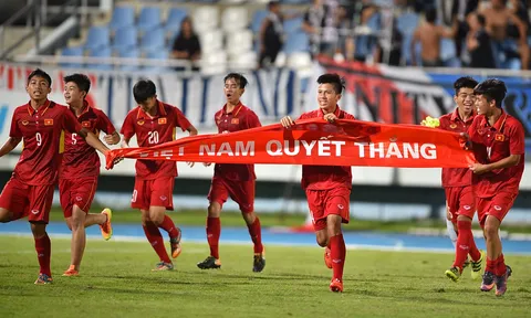 Chùm ảnh: U15 Việt Nam đánh bại U15 Thái Lan để lên ngôi vô địch