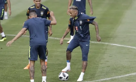 Trở lại sân tập, Neymar chắc chắn ra sân