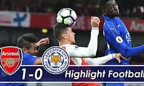 Arsenal đã vất vả như thế nào khi vượt qua Leicester hồi tháng 4?