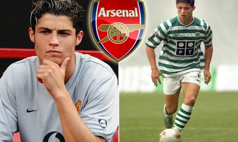 Arsenal không thể mua Ronaldo vì... thiếu tiền