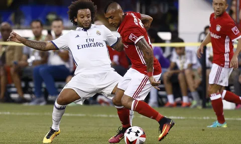 Arturo Vidal chơi đầy nỗ lực trước Real Madrid