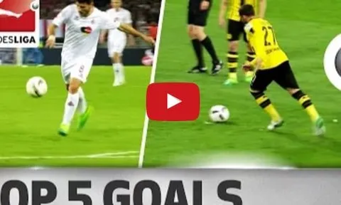 Aubameyang, Keita và top 5 bàn thắng đẹp nhất vòng 27 Bundesliga