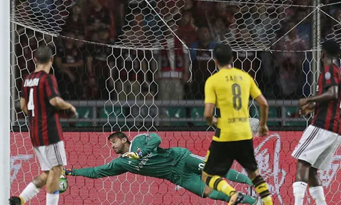 Aubameyang lập cú đúp, Dortmund nhàn nhã hạ AC Milan