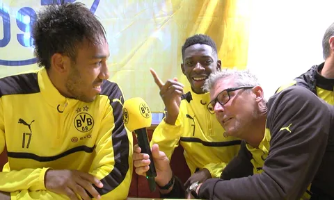 Aubameyang nói gì về "kẻ đào tẩu" Dembele?
