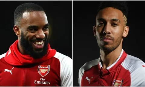 Aubameyang thổ lộ về mối quan hệ kình địch với Lacazette