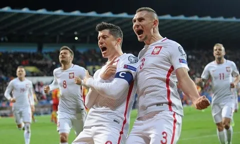 Ba Lan mang đội hình thiện chiến tới World Cup 2018