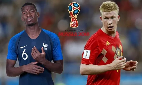 Bán kết Pháp vs Bỉ: Derby Manchester ở World Cup 2018