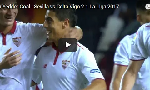 Bàn thắng ấn định tỉ số của Wissam Ben Yedder (Sevilla 2-1 Celta Vigo)
