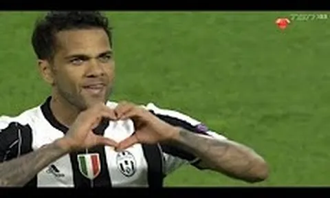 Bàn thắng của Dani Alves vs Monaco