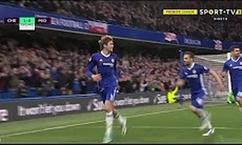 Bàn thắng của Marcos Alonso vs Middlesbrough