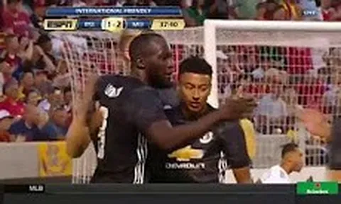 Bàn thắng đầu tiên của Romelu Lukaku trong màu áo Man Utd