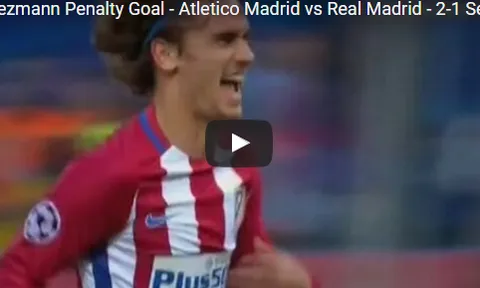 Bàn thắng trên chấm penalty của Griezmann