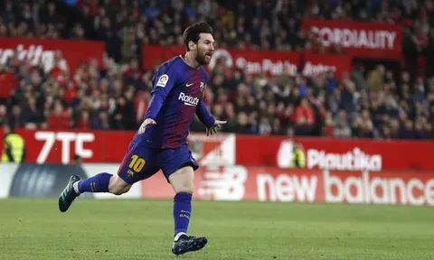 Barca "cấm" Messi làm 2 điều này trong trận hòa hú vía trước Sevilla