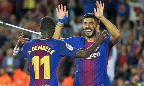 Barca trước mùa Hè biến động: Suarez & Dembele "bán xới" khỏi Camp Nou?