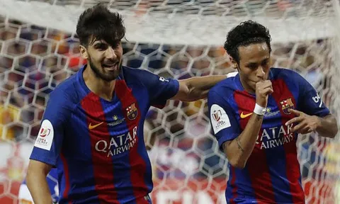 Barca 'vất vả' thanh lý Andre Gomes