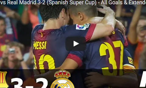Barca vượt qua Real ở Siêu cúp TBN năm 2012