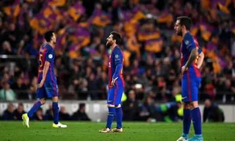 Barcelona mất bộn tiền vì bị loại khỏi Champions League