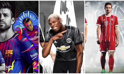 Bayern, MU và những mẫu áo đấu mùa tới của các ông lớn