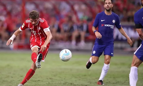 Bayern Munich 3-2 Chelsea: Muller làm lu mờ Morata